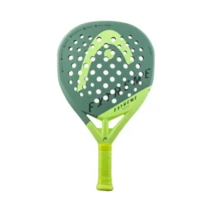 HEAD Extreme Motion 2023 padelracket in zwart en blauw design.