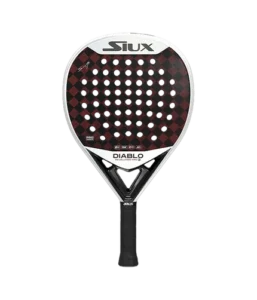 Siux Diablo Revolution 3 Sanyo Pro padelracket zwart rood geel