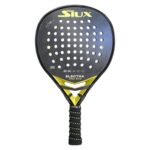 Siux Electra ST3 Pro padelracket met zwarte en gele afwerking