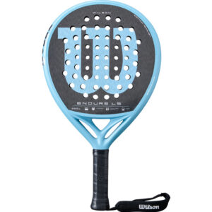 Wilson Endur LS V1 tennisracket met zwart-wit design