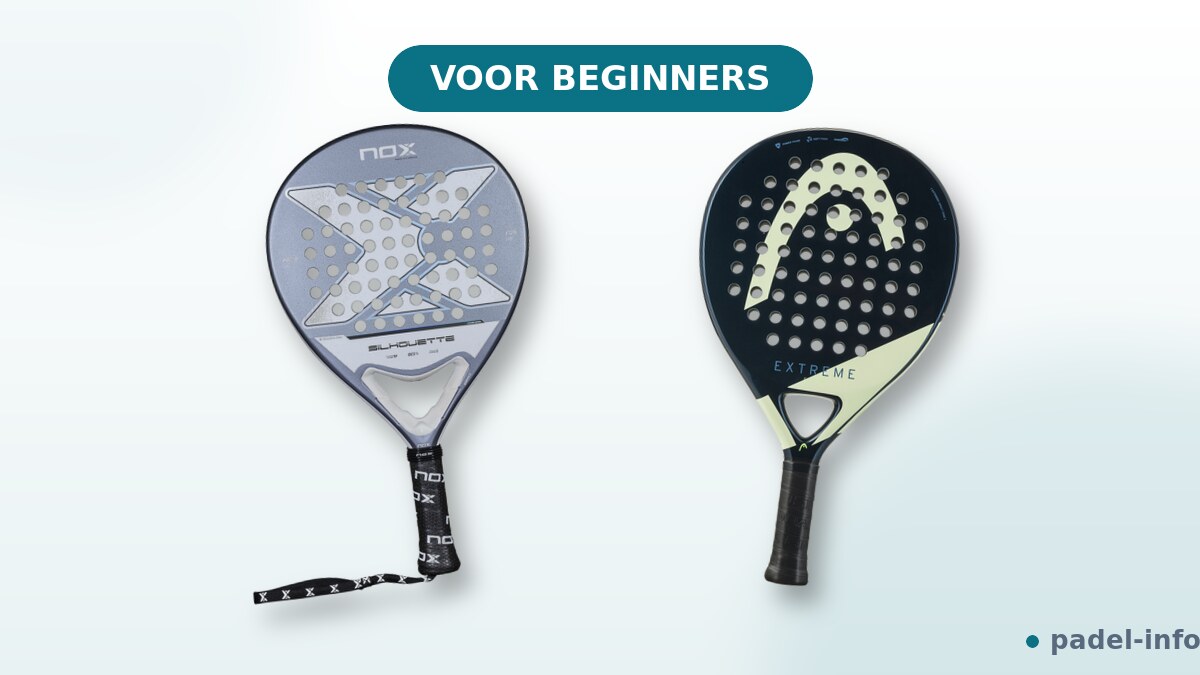 Padelrackets voor beginners, Nox en Head