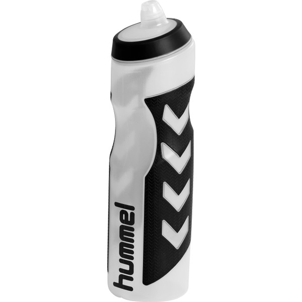 Rode Hummel bidon van kunststof met ergonomisch handvat
