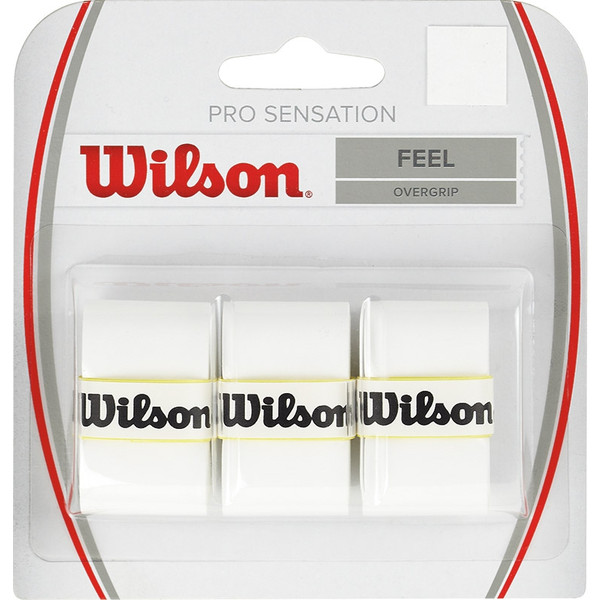 Wilson Pro Sensation overgrip set van drie rollen in zwart