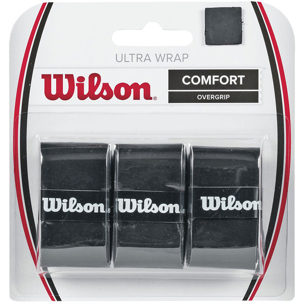 Wilson Ultra Wrap Overgrip 3 stuks, griptape voor tennisracket