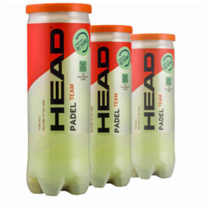 HEAD Padel 3x3 St. Tri-Pack padelballen in gele verpakking