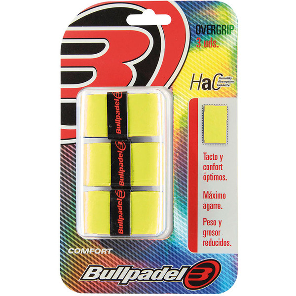 Bullpadel GB1200 overgrip set van drie stuks voor padel racket