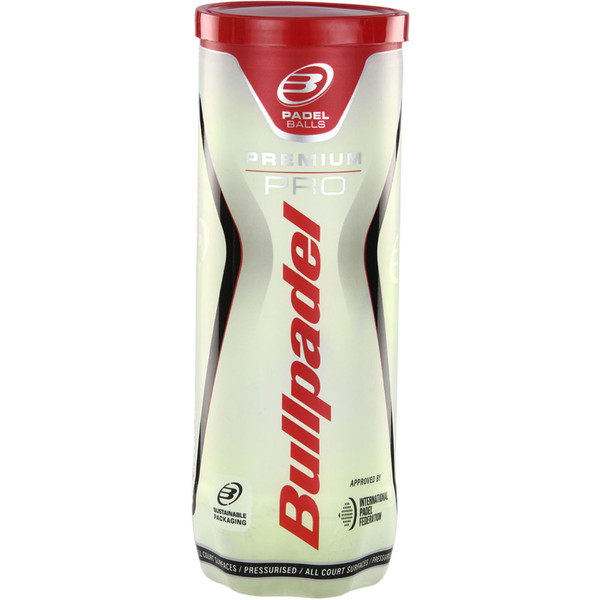 Bullpadel Premium Pro 3 tennisracket met zwarte en blauwe afwerking