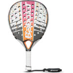 Babolat Dyna Energy tennisracket met gele en zwarte bespanning