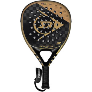 Dunlop Aero-Star Pro badmintonracket met zwarte en rode afwerking