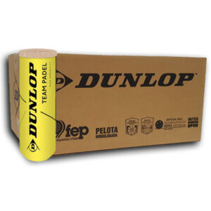 Dunlop Team Padel tennisballen, doos met 24 stuks ballen