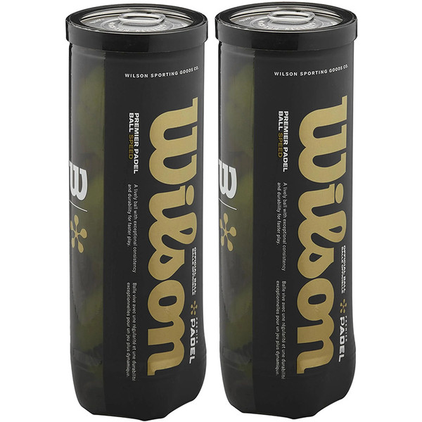 Wilson Premier Padel Speed 2x3 St. Bi-Pack racket set voor tennisspelers