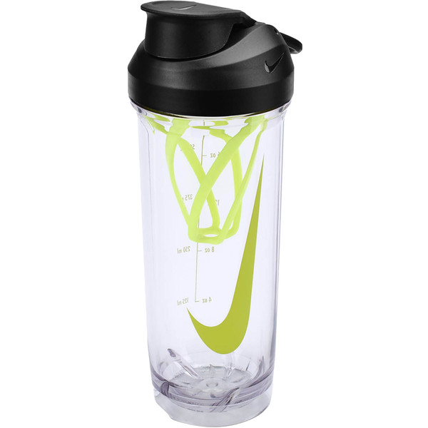 Nike TR Recharge Shaker Bidon 700ML in zwart met handgreep