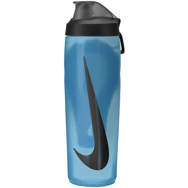 Nike Refuel Locking Lid drinkfles 700ML in zwart en wit
