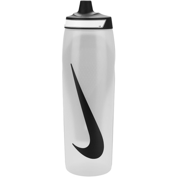 Nike Refuel Bottle Grip drinkfles 950ml in zwart met grip