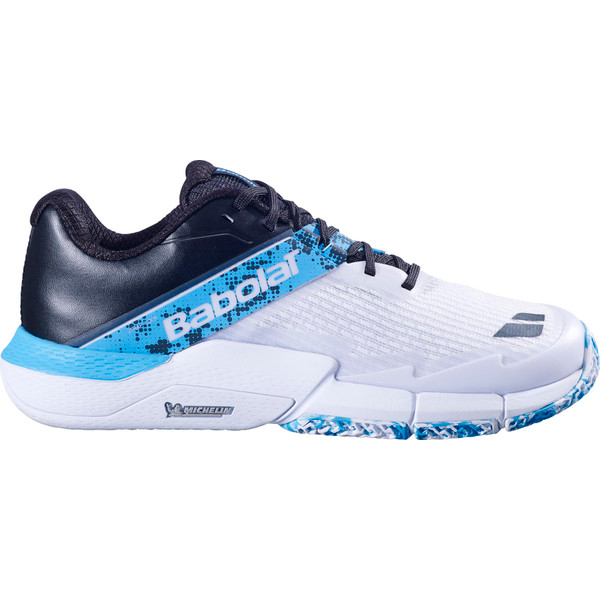 Babolat Movea tennisschoenen voor heren in wit en blauw