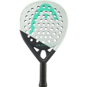 Head Gravity Pro 2024 tennisracket in zwart en grijs design