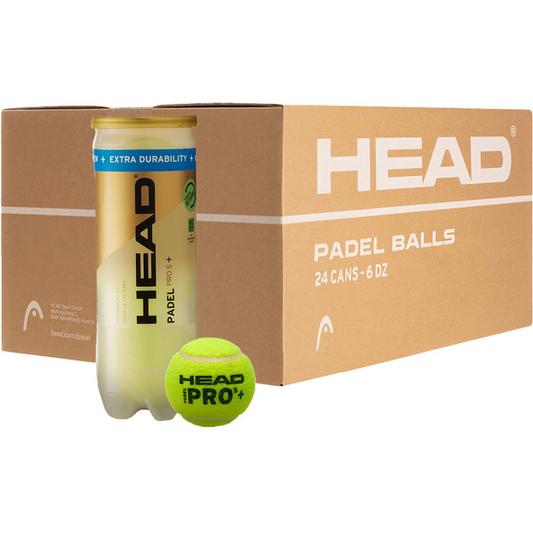 HEAD Padel Pro S+ 24x3 tennisballen set doos