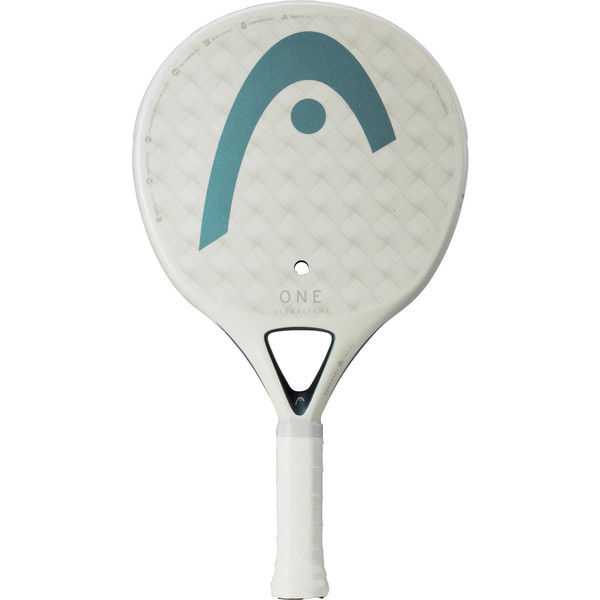 HEAD One Ultralight tennisracket in wit
