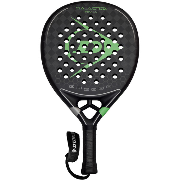 Dunlop Galatica Pro LS tennisracket met zwart-blauwe afwerking