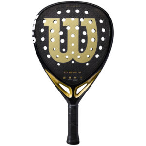 Wilson Defy V1 tennisracket met groen en zwart design