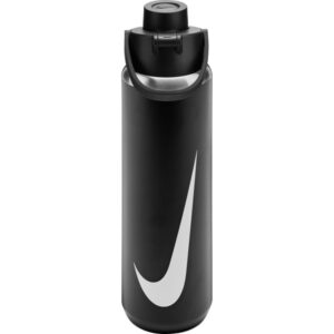 Nike Recharge Chug Bottle waterfles in zwart, 700 milliliter inhoud