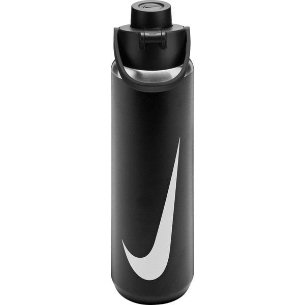 Nike Recharge Chug Bottle waterfles in zwart, 700 milliliter inhoud