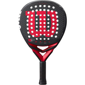 Wilson Bela V3 tennisracket in zwart met blauwe accenten