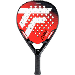 Tecnifibre Curva Speed racketsnaar op witte achtergrond.