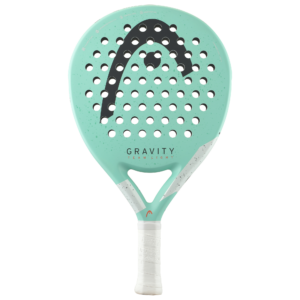 HEAD Gravity Team Light 2024 padelracket in zwart en blauw.