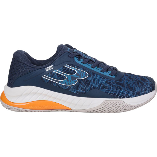 Bullpadel Ionic 25I herenpadelracket zwart en blauw design