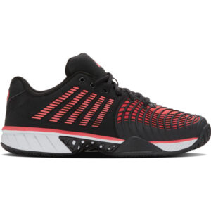 K-Swiss Express Light 3 padelracket in wit met blauwe accenten