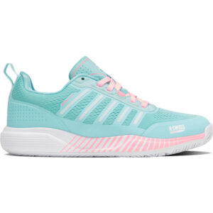 K-Swiss Ultra Court Padel schoen voor dames in wit en grijs