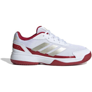 Adidas Crazyquick Padel Junior schoenen in zwart en wit