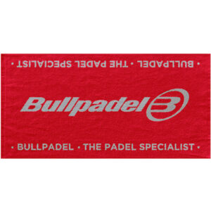 Bullpadel handdoek in wit, 100x50 centimeter formaat