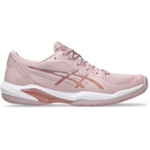 Asics Solution Swift FF 2 Clay damestennis schoenen wit roze