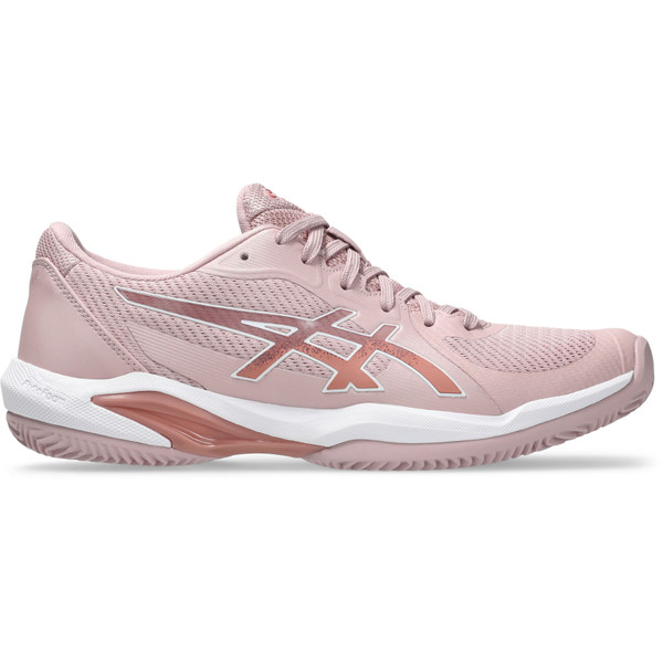 Asics Solution Swift FF 2 Clay damestennis schoenen wit roze
