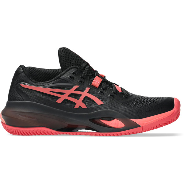 ASICS Gel-Resolution X Clay tennisschoenen voor dames, rood en wit.