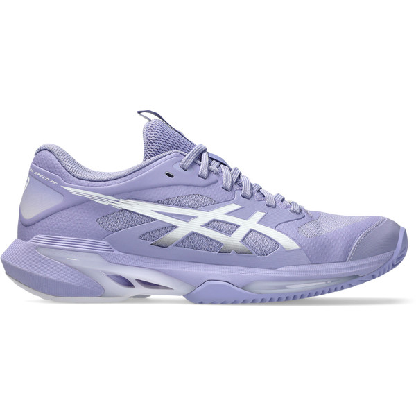 ASICS Solution Speed FF 4 kleibaanschoenen voor dames in wit en roze