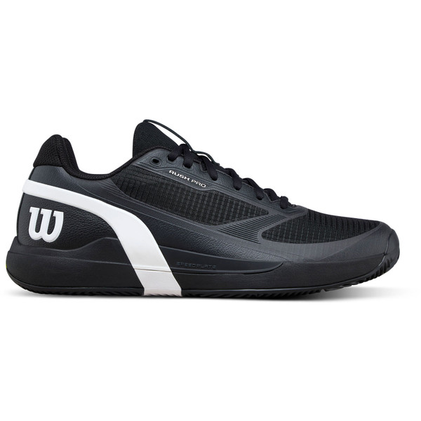 Wilson Rush Pro 5 Clay tennisschoenen voor heren in wit en blauw