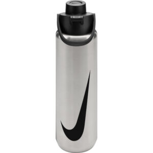 Nike Recharge waterfles 700ml zwart met zwarte dop