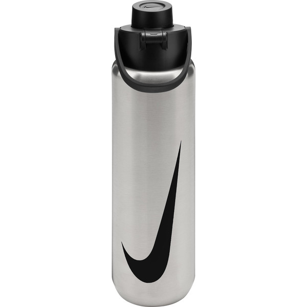 Nike Recharge waterfles 700ml zwart met zwarte dop