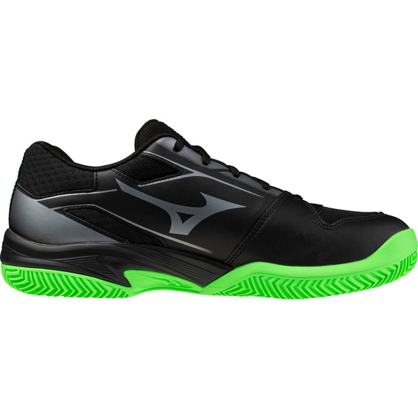 Mizuno Break Shot 5 tennisschoen voor klei in grijs en oranje