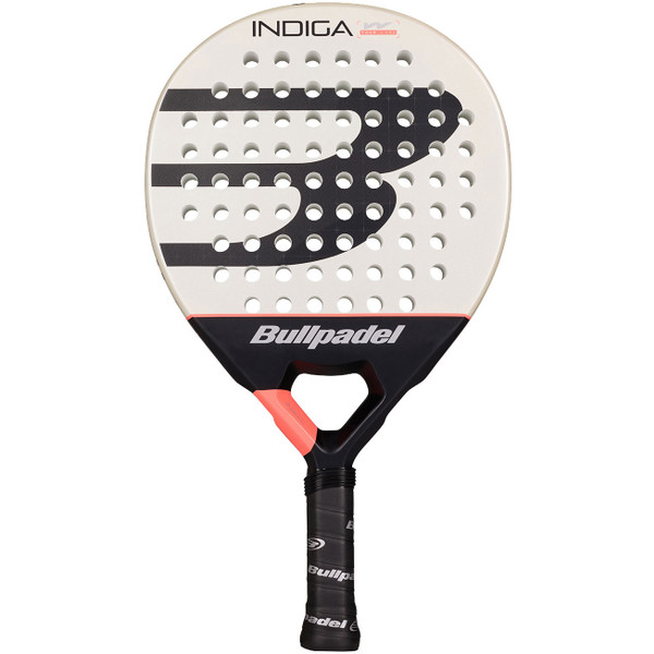 Bullpadel Indiga W 26 padel racket in zwart en rood design