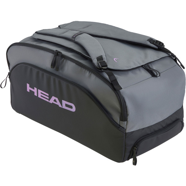 HEAD Pro X Padel Duffle Bag Large zwarte sporttas met logo