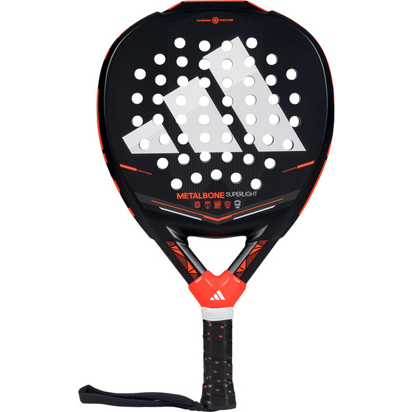 Adidas Metalbone Superlight 2026 tennisracket in zilver