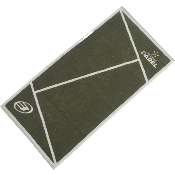 Bullpadel Premier Padel Logo Handdoek in wit, 100x50 centimeter