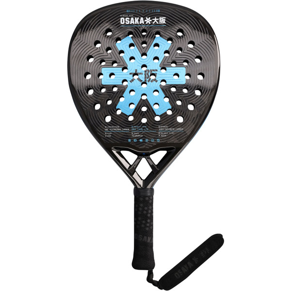Osaka Pro Tour tennisracket zwart met rode accenten