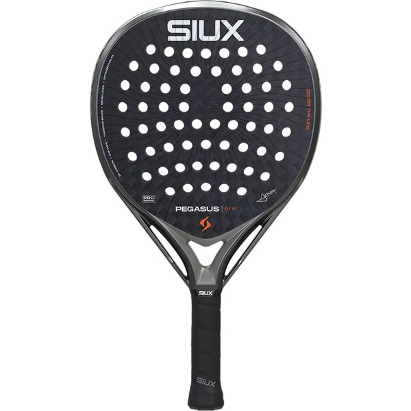 Siux Pegasus Pro 2026 padelracket met zwarte afwerking