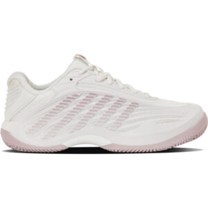 K-Swiss Hypercourt Express 3 clay damestennis schoenen in wit en paars