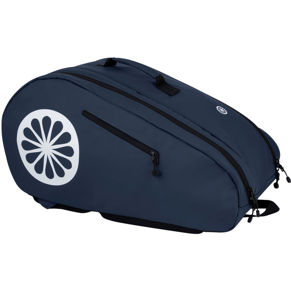 Indian Maharadja Padel Racketbag zwart met gele accenten